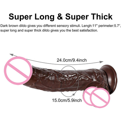 Silikoonist hands-free dildo BBC