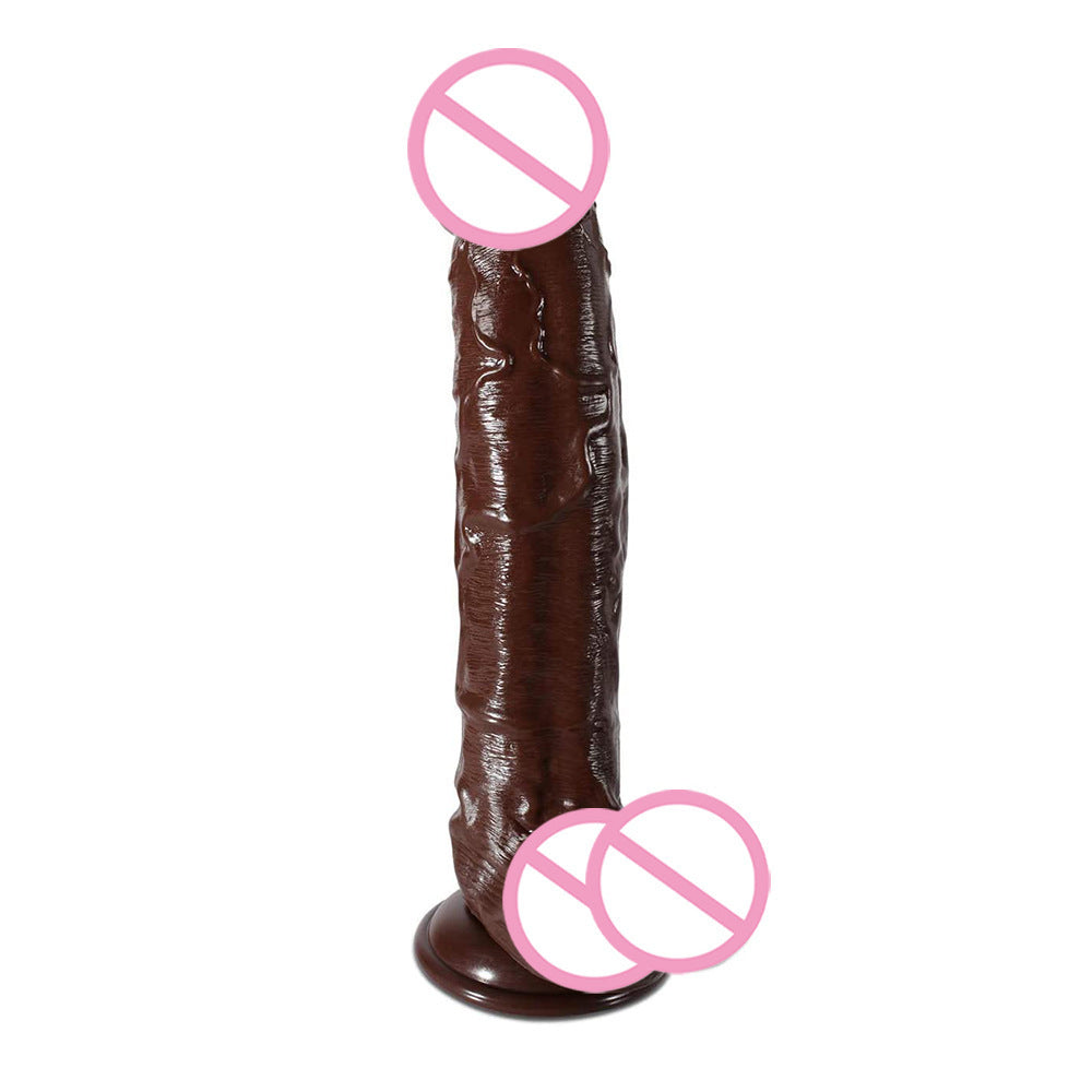Silikoonist hands-free dildo BBC