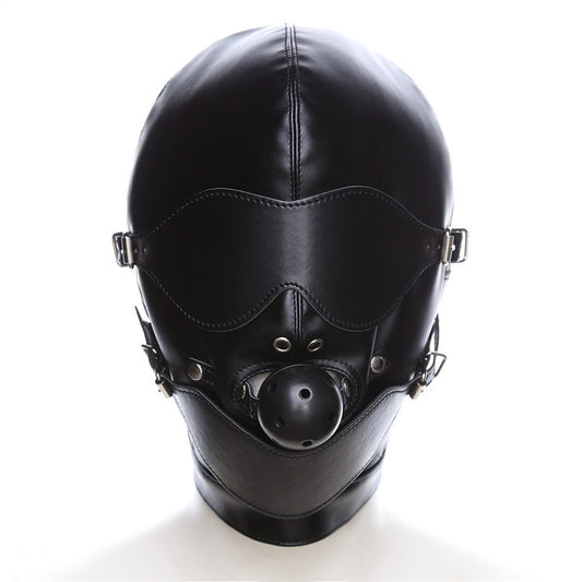 Nahast suupalliga mask