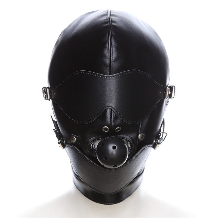Nahast suupalliga mask