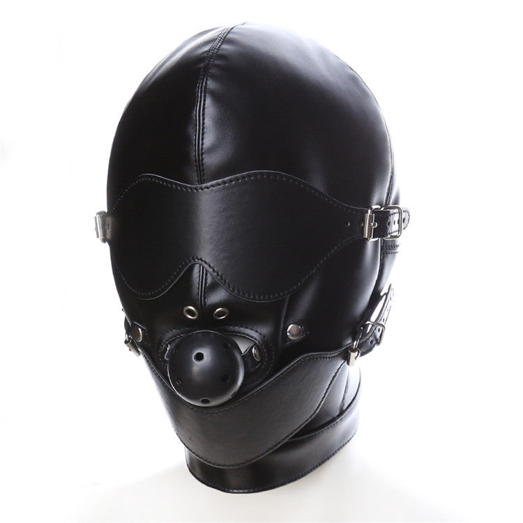 Nahast suupalliga mask