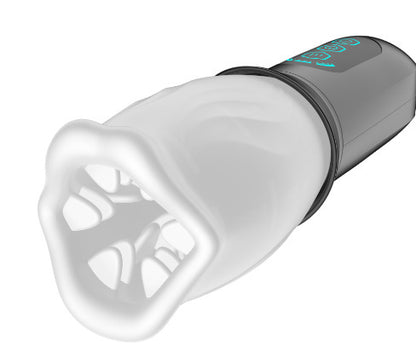 USB laetav, pöörlev, vibreeriv masturbaator Belluci