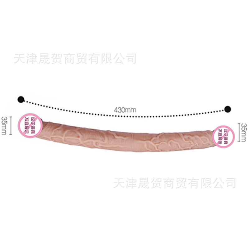 Silikoonist kahepoolne dildo Dragon