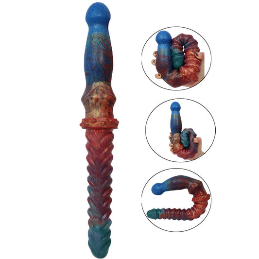 Kahepoolne dildo Fishbone