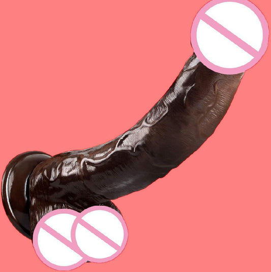 Silikoonist hands-free dildo BBC