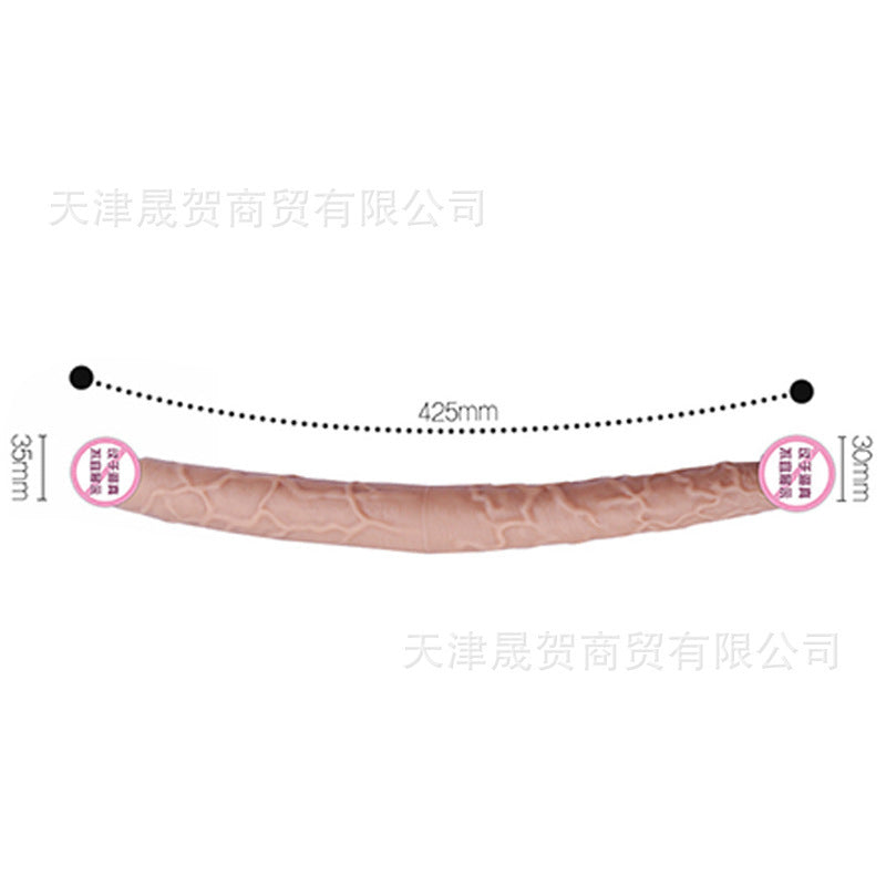 Silikoonist kahepoolne dildo Dragon